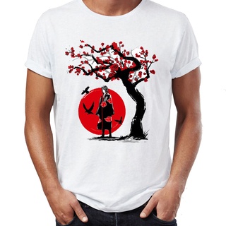 เสื้อยืด พิมพ์ลายการ์ตูนนารูโตะ Under the Cherry Blossom Tree สไตล์ฮิปฮอป สตรีท มาใหม่ สําหรับผู้ชายสามารถปรับแต่งได้