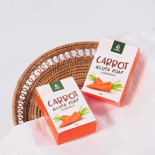 สบู่กลูต้าแครอท The Queen Gluta Carrot Soap [100 g]