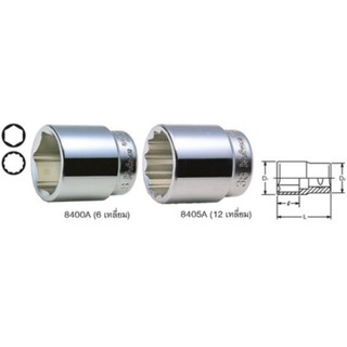 KOKEN 8405A-1.13/16ลูกบ๊อก1"-12P-1.13/16"