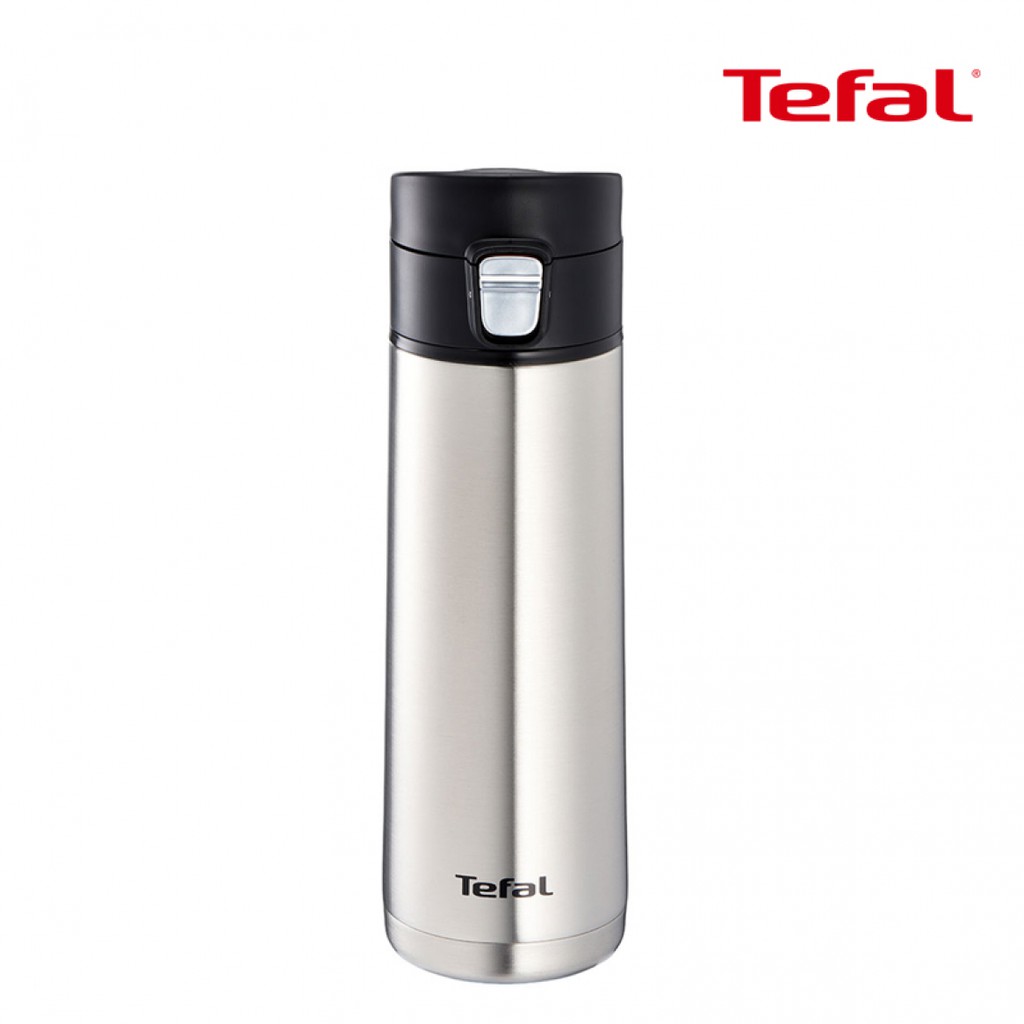 TEFAL แก้วน้ำเก็บอุณหภูมิ รุ่น WE GO K2271224 ขนาด 0.35 ลิตร สีเงิน