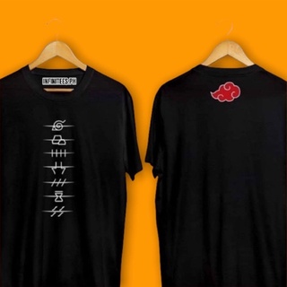 Korean NARUTO เสื้อสุนทรียศาสตร์ AKATSUKI/ เสื้อยืดมินิมอล Tshirts Unisex ?P,