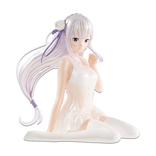 Bandai แอคชั่นฟิกเกอร์ เกรดพรีเมี่ยม ลายอนิเมะ Ichiban Kuji Re:Zero Starting Life in Another World Its summer! Its sea! Summon another world! Prize A Emilia สไตล์ญี่ปุ่น