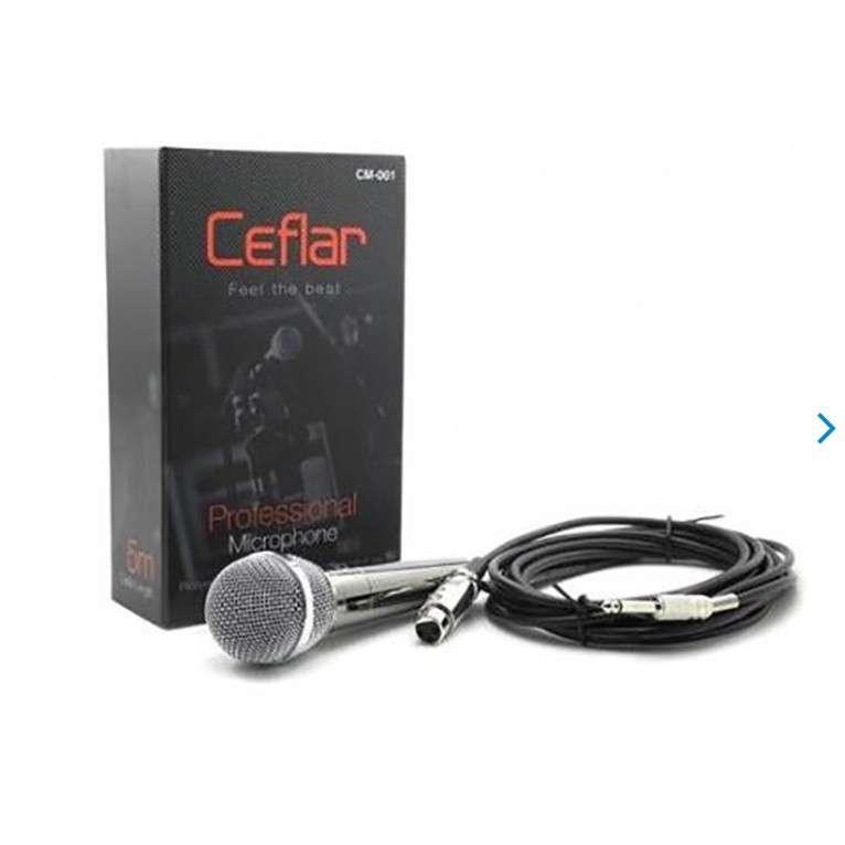 CM-001 Ceflar Microphone ไมค์โครโฟน สีดำ