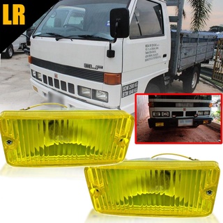 ไฟหรี่กันชน ไฟกันชน ไฟตัดหมอก 24 V. รุ่น อีซูซุ ISUZU NPR NQR NLR NNR NHR ปี 1984 - 1991 สีเหลือง 1 คู่