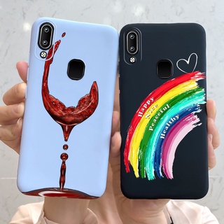 เคสโทรศัพท์มือถือ ซิลิโคนนิ่ม ผิวด้าน ลายน่ารัก สําหรับ Vivo Y91 1820 Y91 Y93 Y95 U1 Y91i Y91