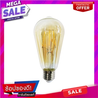 หลอด LED RACER ST6 FILA AMBER 4 วัตต์ WARMWHITE E27 หลอดไฟ LED LED LAMP ST6 Fila Amb 4W WW E27 RAC