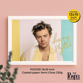 Poster Harry Styles โปสเตอร์ แฮร์รี สไตลส์ - English singer-songwriter ภาพขนาด 33x48 cm