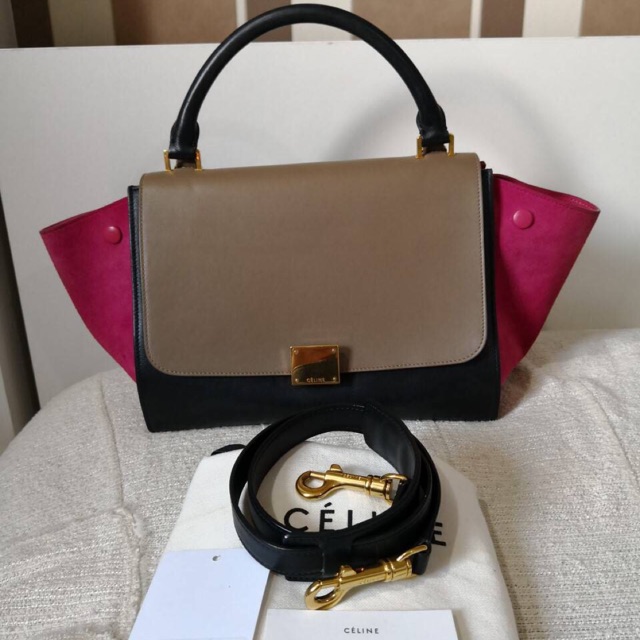 Celine trapeze Small tri color