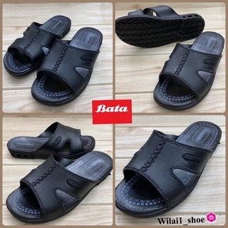 รองเท้าแตะสวมยาง BATA Sandak size 6-10 สีดำ/น้ำตาล ทนทาน ลุยน้ำได้