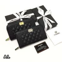 กระเป๋าสตางค์ Chanel หนังคาเวียร์📌รุ่นขายดีมาก พรีเมี่ยม ถ่ายจากงานจริง พร้อมส่ง