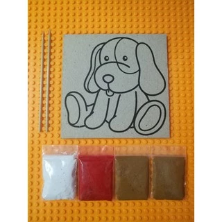 จิ้มแปะ Paper Clay เปเปอร์เคลย์ พร้อมสี ขนาด 12.5*12.5 ซม.