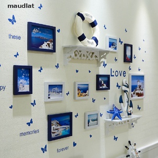 Maud 10 ชิ้น กรอบรูป แขวนผนัง รูปภาพ ตบเล็บ ผนังทึบ ไม่ทิ้งร่องรอย ตะขอเล็บ