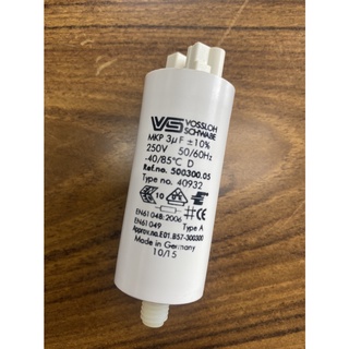 คาปาซิเตอร์ Capacitor Vossloh 3 microfd. Plastic Ref No. 500300