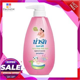 น่ารัก สบู่เหลวอาบและสระ ฟลอรัล เฟรช 456 มล.ผลิตภัณฑ์สำหรับเด็กNarak Hair &amp; Body Baby Bath Floral Fresh 456 ml