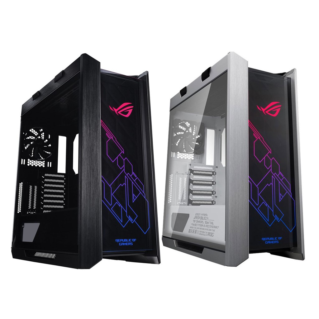 Asus ROG Strix Helios GX601 Black GX601 White RGB Mid-Tower Computer ...