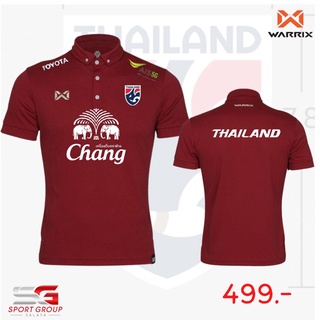 เสื้อโปโลทีมชาติ DIY WARRIX ของเเท้100% เฟกโลโก้ทีมชาติ เสื้อโปโลทีมชาติ เสื้อwarrixเเท้100%