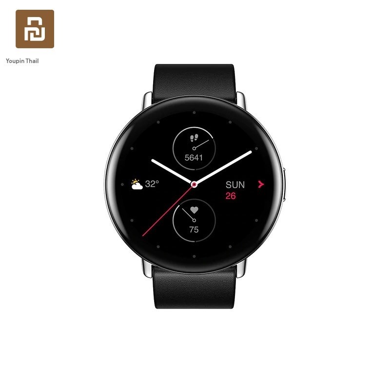 Zepp E Smartwatch  นาฬิกาสมาร์ทวอทช์อัจฉริยะ ระบบสัมผัส Multi-Touch จอภาพ AMOLED เชื่อมต่อผ่าน Bluetooth 5.0