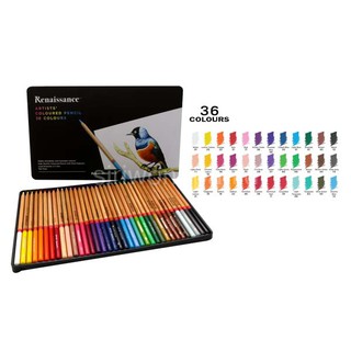 Artists’ Coloured Pencil / ดินสอสีไม้เกรดอาร์ตติสแบบกล่องเหล็ก 36 สี