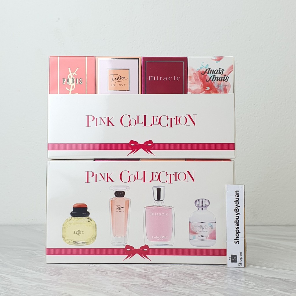 น้ำหอม Set Pink Collection Floral Travel Set 4 ชิ้น LANCOME YSL ...