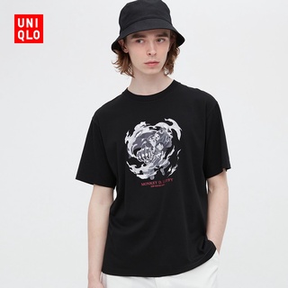 Uniqlo UT เสื้อยืดแขนสั้น พิมพ์ลาย ONE PIECE FILM RED สําหรับผู้ชาย ผู้หญิง 453662ยืด.สบาย.รัก