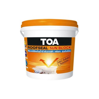 อะคริลิค กันซึม TOA SUNBLOCK 4KG เทา | TOA | F101256105RSBGY อะคริลิค อะคริลิค Hardware Sales อะคริลิค กันซึม TOA SUNBLO