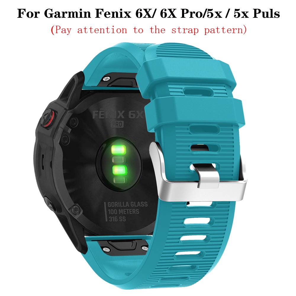 สายนาฬิกาข้อมือซิลิโคน แบบเปลี่ยน สําหรับ Garmin Fenix 7 7X 7S 6 6S 6X Pro GPS 5 5X 5S Plus