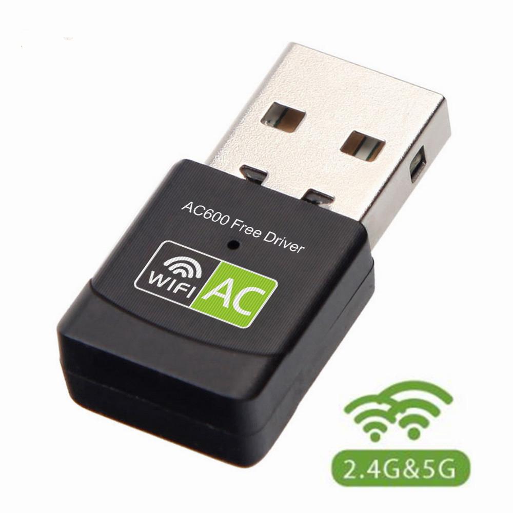 อะแดปเตอร์ USB Wifi Adapter Network Card USB LAN Ethernet Wi-Fi Receiver 600 Mbps