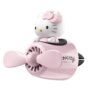 ของแท้ hello kitty น้ําหอมปรับอากาศในรถยนต์ น้ําหอมปรับอากาศ ตกแต่งแอร์ ทําความสะอาดรถยนต์ อโรมาเธอราพี ช่องแอร์ น้ําหอมอโรมา การ์ตูนน่ารัก สร้างสรรค์