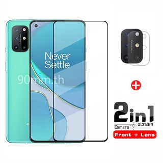 ฟิล์ม​กระจกกันรอย Oneplus 8T ความคุ้มครองเต็มรูปแบบกระจกนิรภัยป้องกันหน้าจอและตัวป้องกันเลนส์กล้อง Oneplus Nord 7T 7 6T 6