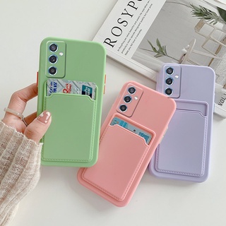 เคสโทรศัพท์ TPU แบบนิ่มสีพื้นสําหรับ Samsung Galaxy M52 M32 M22 A03S A52S A52 5G 4G