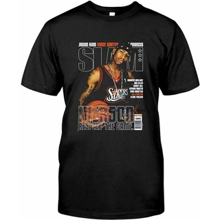 Paolastore Allen Iverson เสื้อกีฬาบาสเก็ตบอล คลาสสิก ลาย Slamสามารถปรับแต่งได้