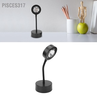 Pisces317 โคมไฟโปรเจคเตอร์ Rgb Led รูปพระอาทิตย์ตก ปรับได้ พอร์ต Usb หลากสีสัน