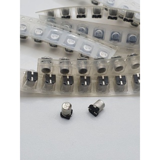 capacitor กระป๋องเงิน smd 47uf 10v 16v 25v 35v 50v