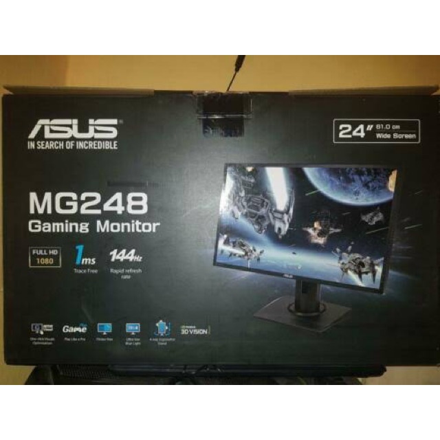 จอ 24 นิ้ว 144hz Asus MG248. (มือสอง)