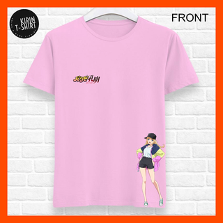 [S-5XL]เสื้อยืด ผ้าฝ้าย 100% พิมพ์ลายอนิเมะ Dtf Paripi Koumei 02 Ya Boy Kongming Eiko Tsukimi 30s สีชมพู สําหรับผู้ชาย ผ