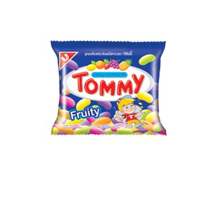 คละรส ลูกอมเคี้ยวหนึบ เยลลี่ TomMy กลิ่นผลไม้รวม กลิ่นโซดา กลิ่นโคล่า 12 ซอง