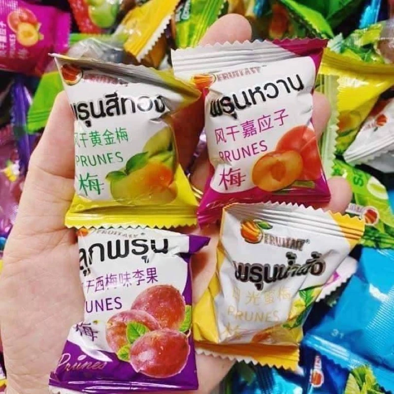 บ๊วยฟุตตาซี่ ถุงละ  1กิโล   (ส่งฟรี ลด 50% ในไลฟ์) รวมรส คัดเกรด เม็ดจัมโบ้ 📌 ราคาส่ง **ถุงละ 1 กิโล thumbnail 4