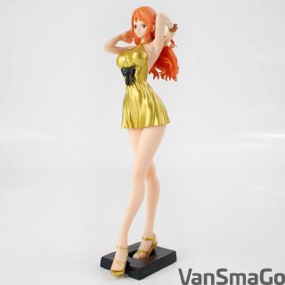 โมเดลฟิกเกอร์ FILMGOLD Nami Wears Gold Skirt ขนาด 25 ซม. ของเล่นสะสม