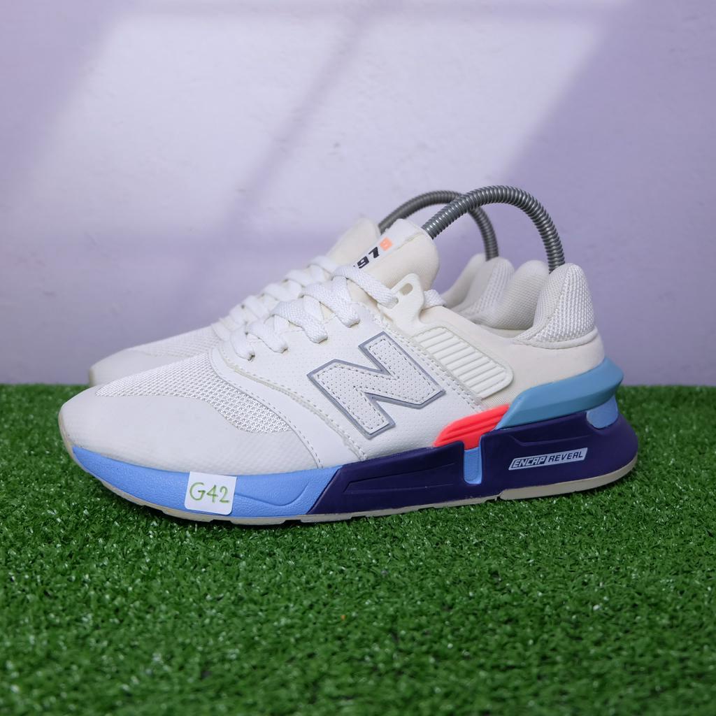 (39/25 cm) New Balance 997 Sport White Blue นิวบาลานซ์มือ2ของแท้💯 รองเท้าผ้าใบผู้หญิง