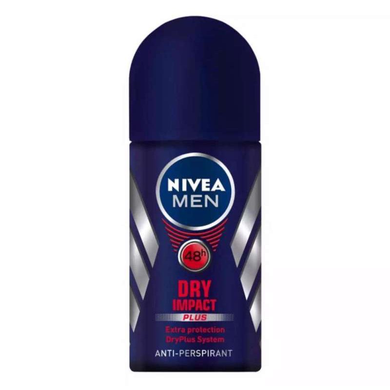 นีเวีย ลูกกลิ้ง ผู้ชาย ขวดใหญ่ 50มล. Dry compact Nivea roll on 50ml.