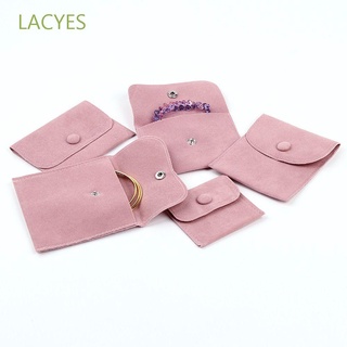 Lacyes ใหม่ถุงกระเป๋าผ้ากํามะหยี่สําหรับใส่เครื่องประดับต่างหูแหวนสร้อยคอหลากสี