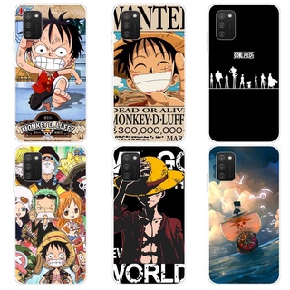 เคส ซัมซุง Samsung Galaxy A03S Case การ์ตูน One Piece เคสซิลิโคน Soft TPU โทรศัพท์มือถือ Back เคส