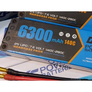 DXF 6300mah 7.6V (2S) HV 140C -280C รถบังคับ