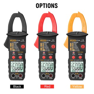 ANENG มัลติมิเตอร์ Clamp Meter Dc / Ac Amp Meter พร้อมโอห์มประจุกระแสไฟ Ncv Continuity Diode Hertz