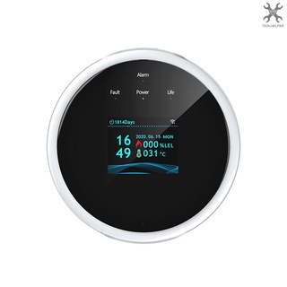 [toolhelper] Tuya Wifi เซนเซอร์ตรวจจับก๊าซ อัจฉริยะ ตรวจจับการรั่วไหลของก๊าซ