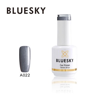 สีเจล Bluesky gel polish A22 สีเทา