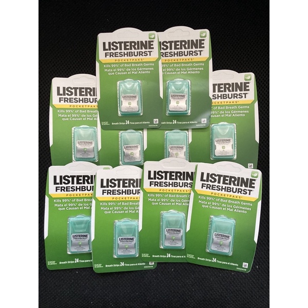 listerine freshburst strips