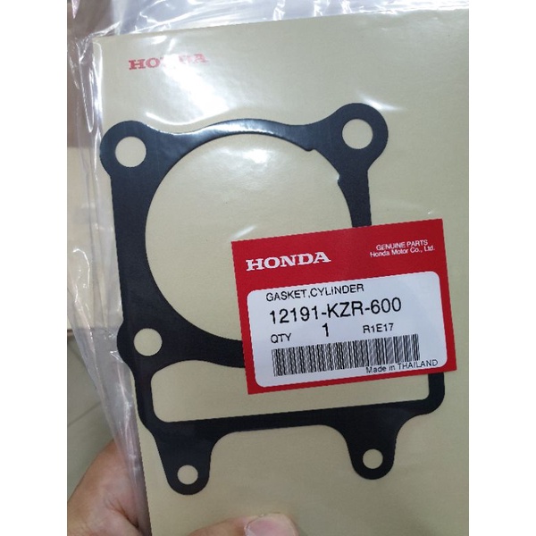 ปะเก็นเสื้อสูบ CLICK125i PCX150 CLICK150i ADV150 SH150 แท้ศูนย์ฮอนด้า 12191-KZR-600