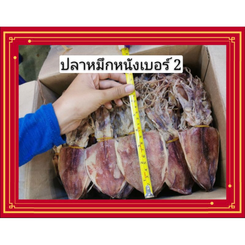 หมึก​หนัง​ไซส์​2 เนื้อหวานไม่เค็มมาก