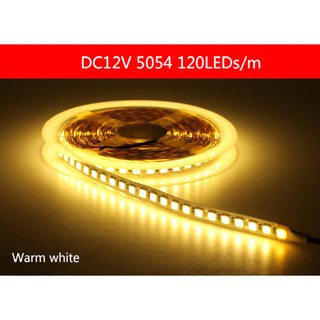 ไฟเส้นสว่างพิเศษ 12v LED Strip เส้น 5054 120 เม็ด/เมตร (5 เมตร) ไฟซ่อนฝ้า ไฟตู้โชว์ ไฟ ตู้เสื้อผ้า ไฟริบบิ้น ไฟ แอลอีดี